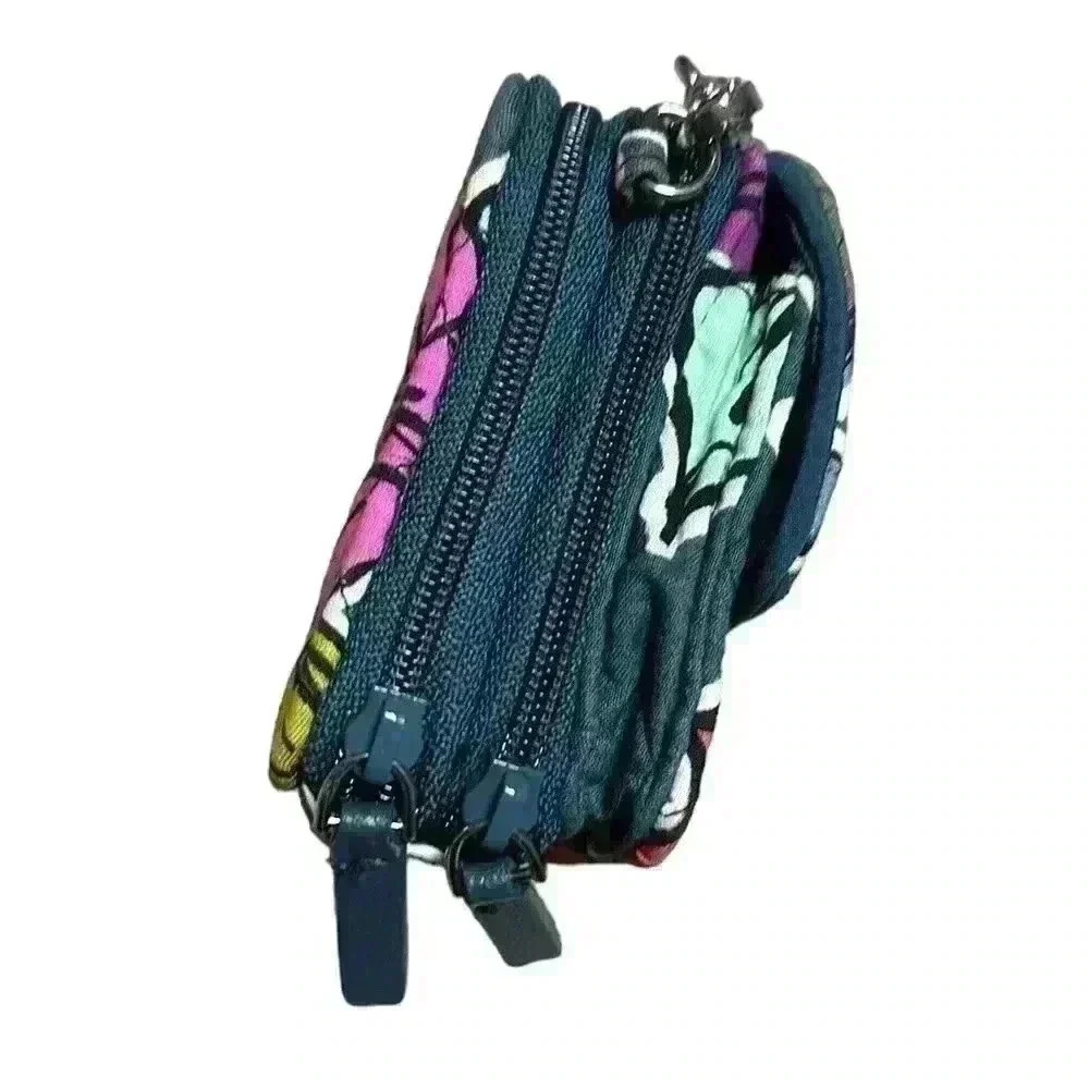 Vera Bradley Falling Flowers Rfid Grab & Go Wristlet Vg-Exc View 3